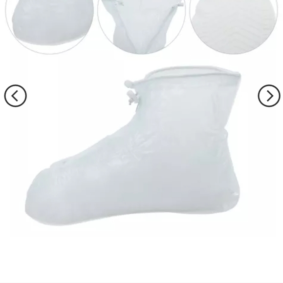 Unique Bargains Unisex Waterproof Reusable Rain Shoe Covers Ankle high top Boots - Picture 6 of 6